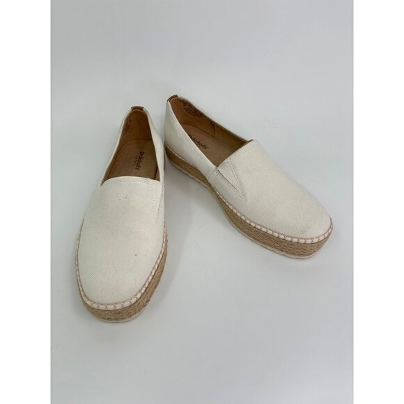 Dr. Scholl's Women Slip On Canvas Espadrille Shoe White 9M - Picture 1 of 8